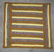 Two Way Striped Baby Blanket Knitting Pattern