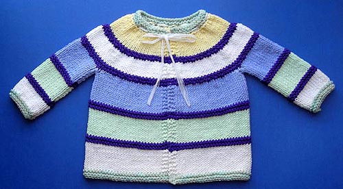 Baby Raglan Sweater Knitting Pattern