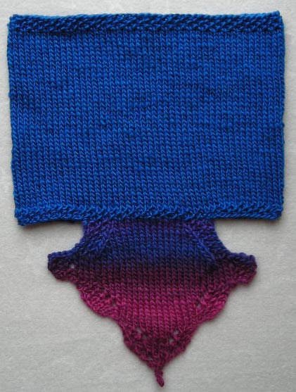 Cowl With Decorative Medallion Knitting Pattern