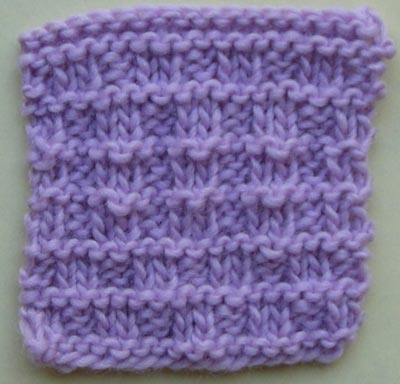 Purled Ladder Stitch Knitting Stitch Pattern